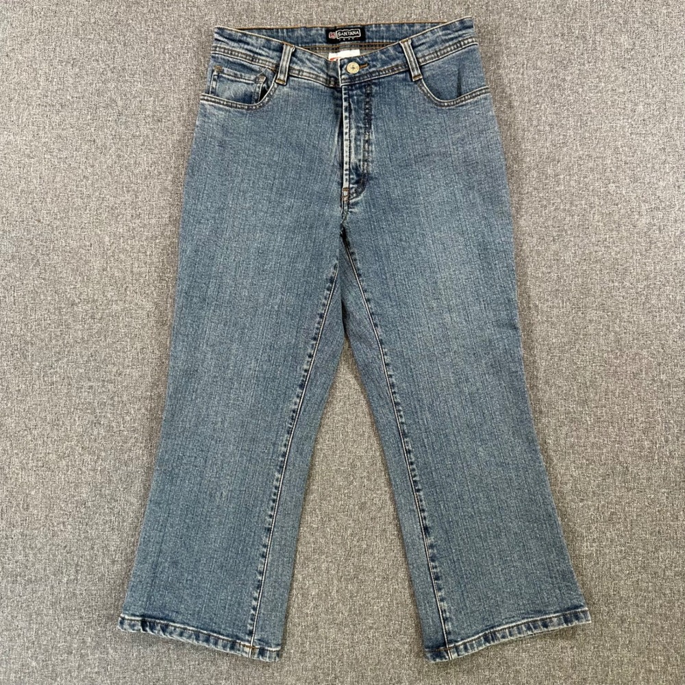 Santana Jeans Jeans Womens 28 Original Stretch Blue Flare High Rise Vintage